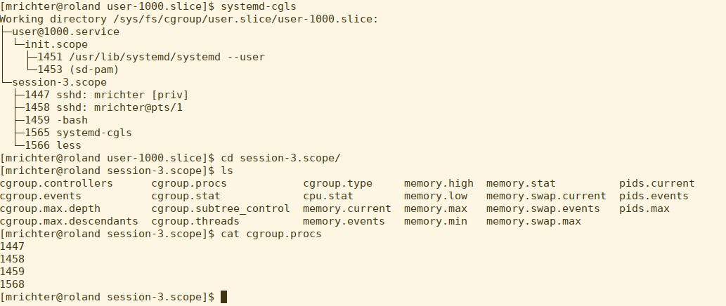 A scope lives under a slice and inherits the settings A scope lives under a slice and inherits the settings
