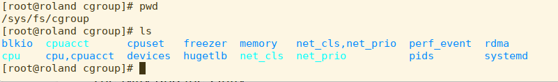 Running cgroups v1 Running cgroups v1