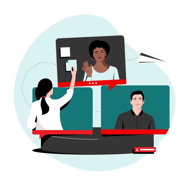 Partner Ecosystem Collaborate Illustration