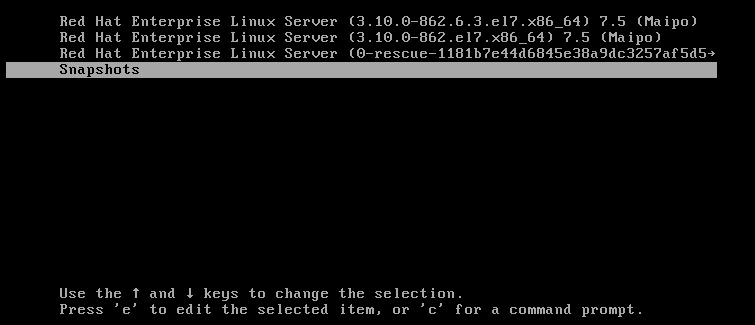 Fig. 1: Boom LVM Snapshot Boot