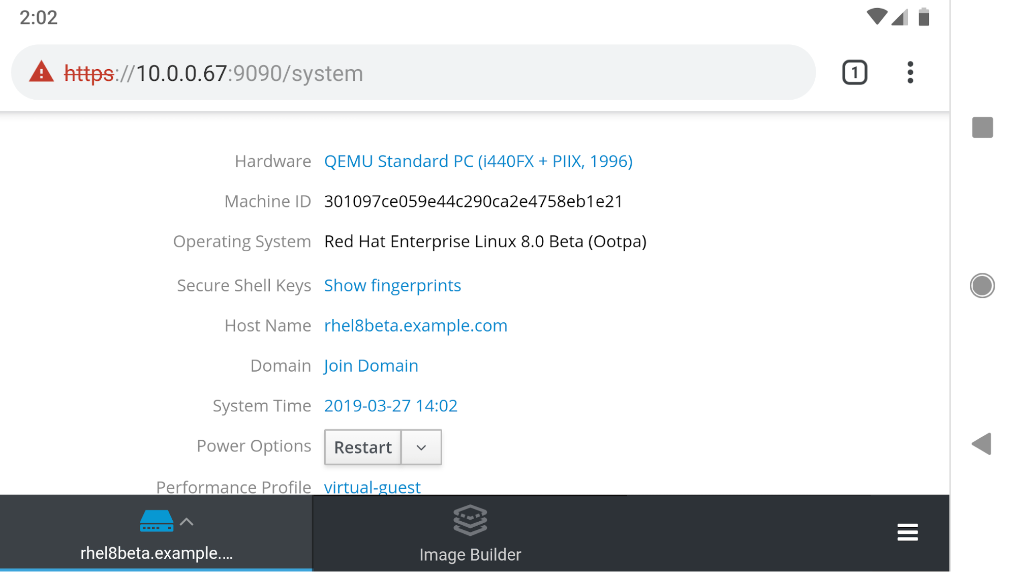 RHEL 8 Web Console Fig 3 RHEL 8 Web Console Fig 3