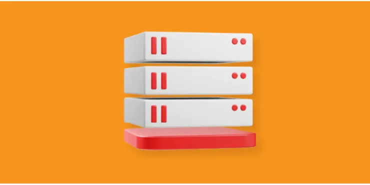 3D Illustration of server