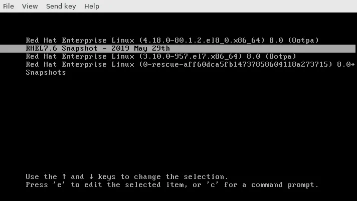 RHEL 7 entry in GRUB for upgraded system RHEL 7 entry in GRUB for upgraded system