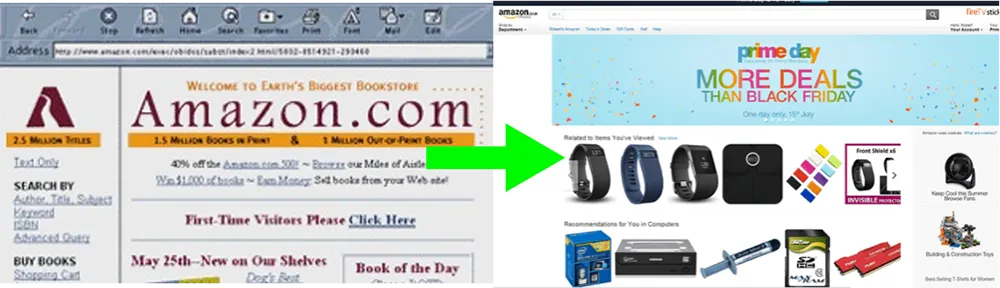 Screenshot of an early version of AWS Screenshot of an early version of AWS