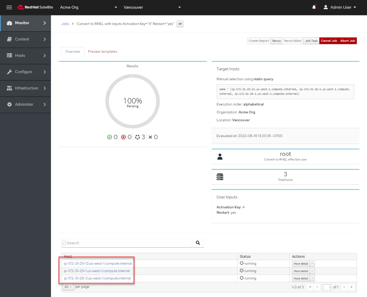 You’ll be redirected to the "Job Overview" menu You’ll be redirected to the "Job Overview" menu