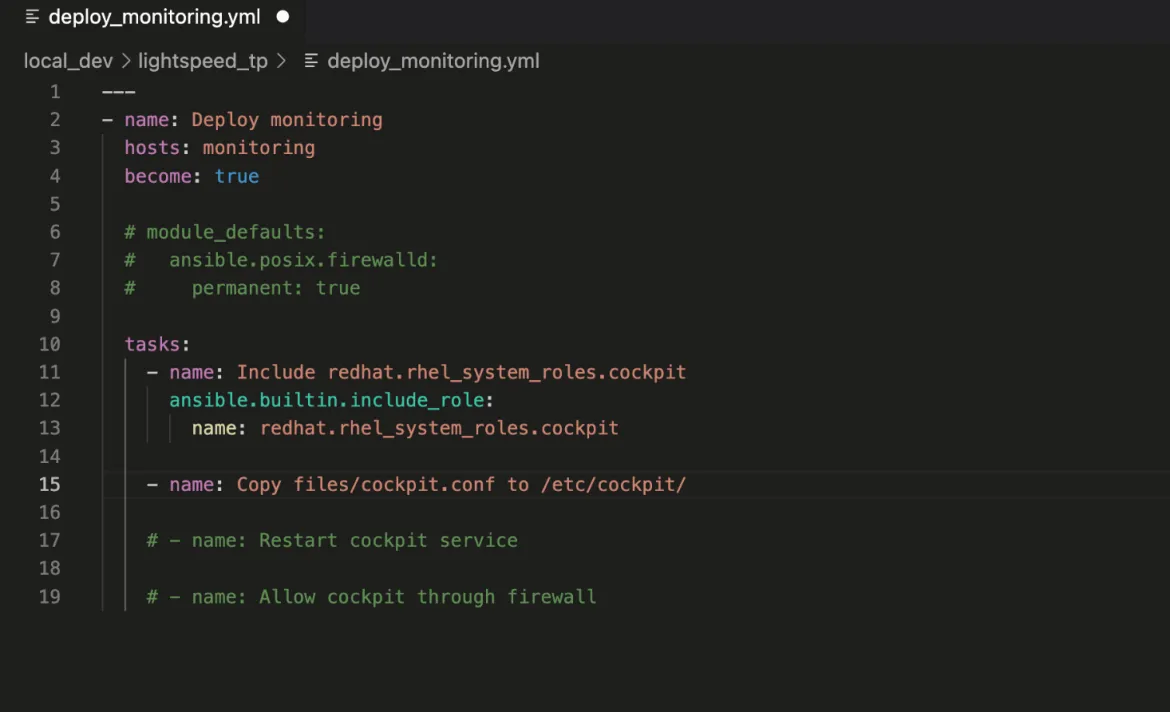Ansible Lightspeed best practices
