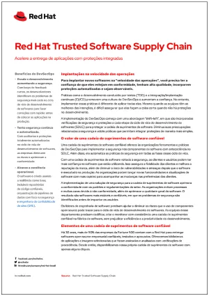 Red Hat Trusted Software Supply Chain
