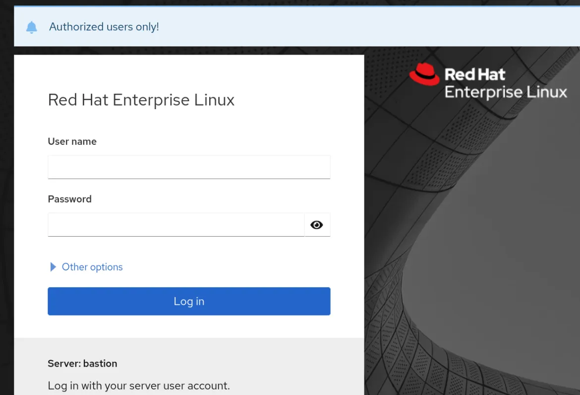 An example of configuring a login banner to show an Authorized users only! message An example of configuring a login banner to show an Authorized users only! message