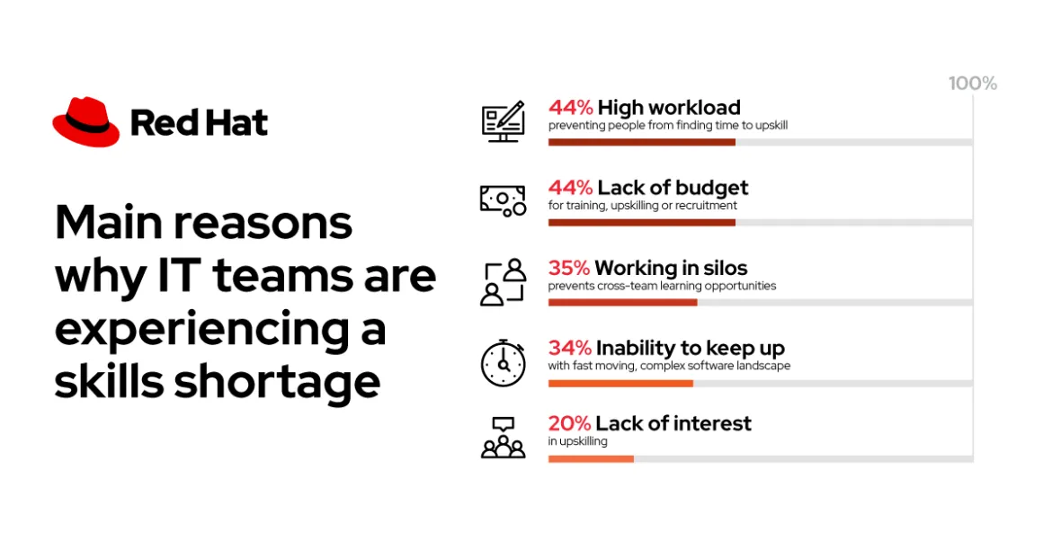 Main reasons why IT teams are experiencing a skill shortage