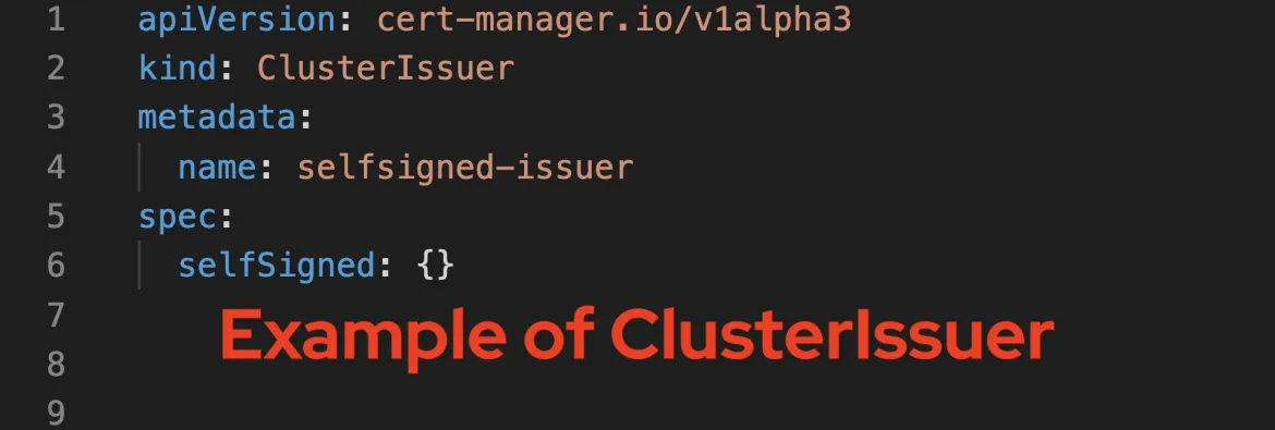 cert-manager example cluster issuer