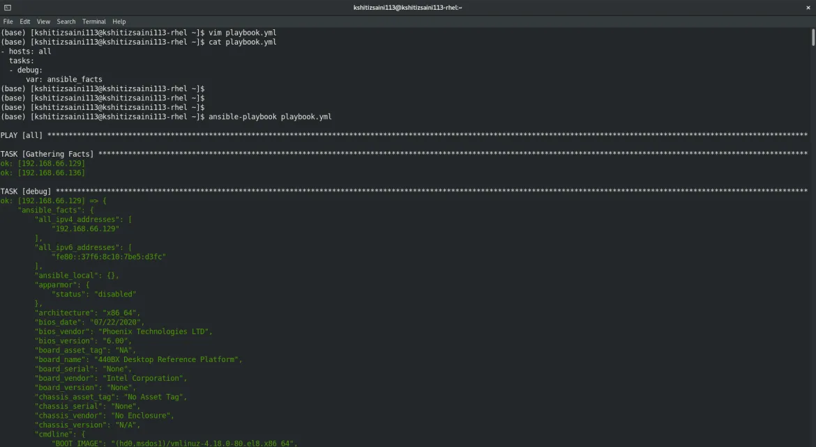 Ansible facts
