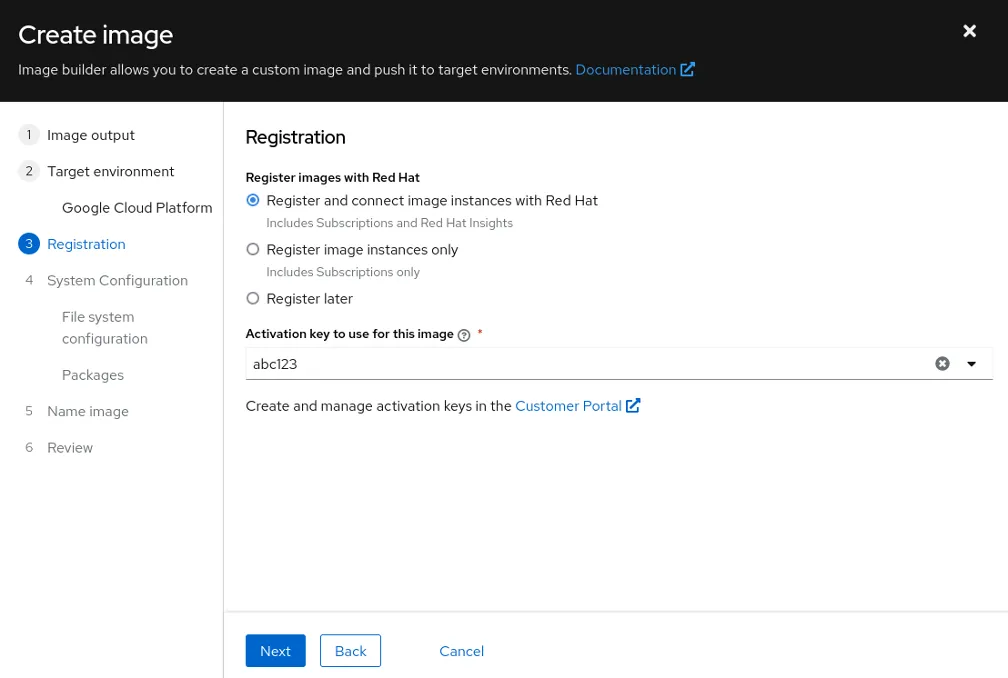 Registration