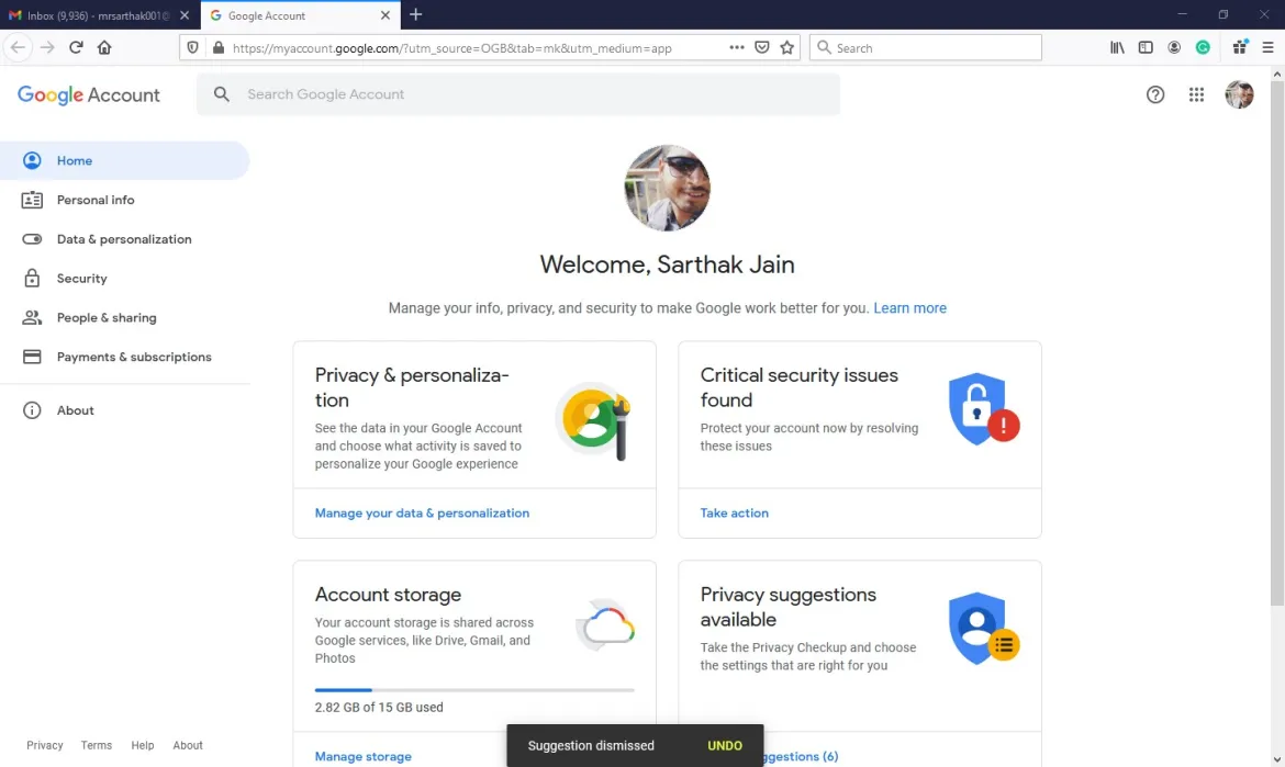 Google account